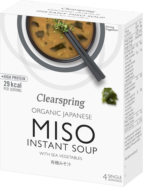 Sopa De Miso Y Algas 4 X 10 G. - Clearspring