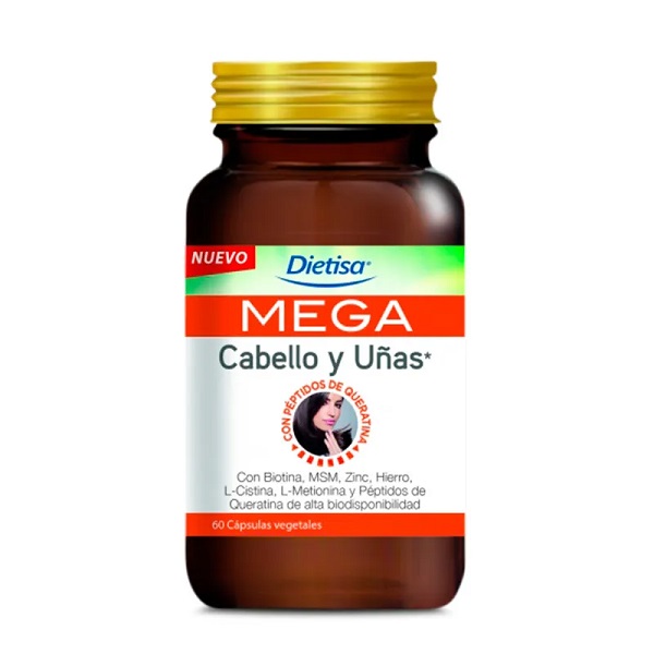 Dielisa Mega Cabello Y Uñas 2X60 Cápsulas 2ª Al 50