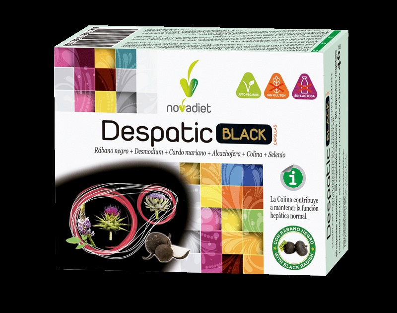 Despatic Black 60 Cápsulas Vegetales - Novadiet