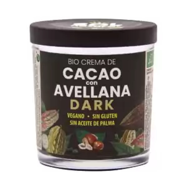 Crema De Cacao Dark Con Avellana 200 G. - Sol Natural