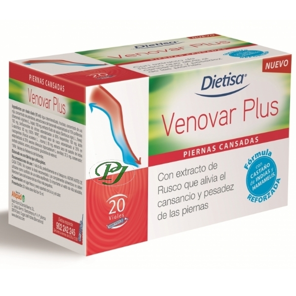 Venovar Plus 20 Ampollas - Dielisa