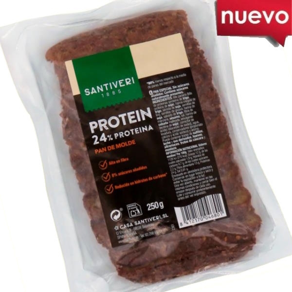 Pan De Molde Proteico 250 G. - Santiveri