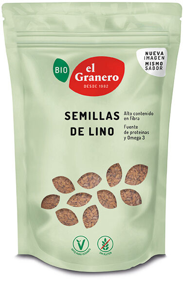 Semillas De Lino Bio 500 G. - El Granero