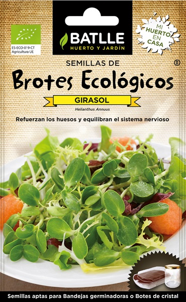 Semillas Ecológicas De Brotes De Girasol - Batlle