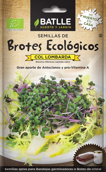 Semillas Ecológicas De Brotes Col Lombarda Batlle