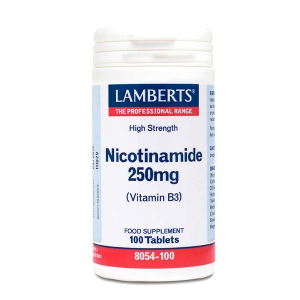 Nicotidamina 100 Tabletas 250 Mg. - Lamberts