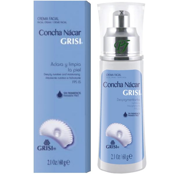 Crema Concha Nacar Fps 15 Des. 60 G. - Grisi