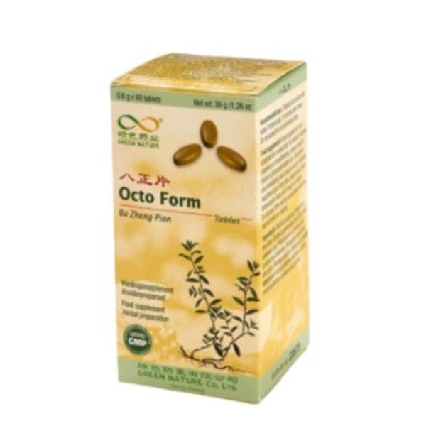 Fórmula China 49 Octo Form Cistitis (Ba Zheng Pian) 60 Tabletas - Green Nature