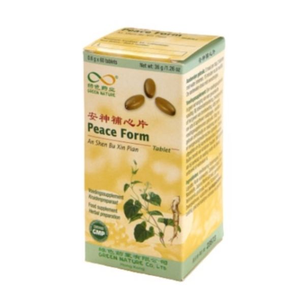 Fórmula China 33 Peace Form Menopausia (Shen Bu Xin Pian) 60 Tabletas - Green Nature