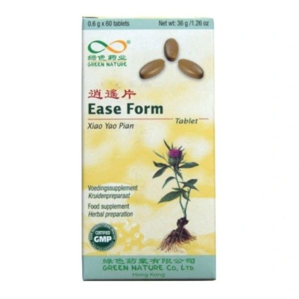 Fórmula China 28 Ease Form Sindrome Premenstrual (Xiao Yao Pian) 60 Tabletas - Green Nature