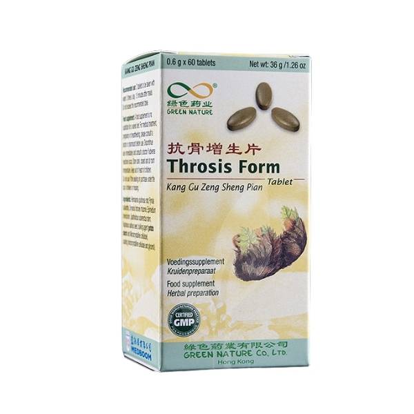 Fórmula China 16 Throsis Form Artrosis Lumbago (Kang Gu Zeng Sheng Pian) 60 Tabletas - Green Nature