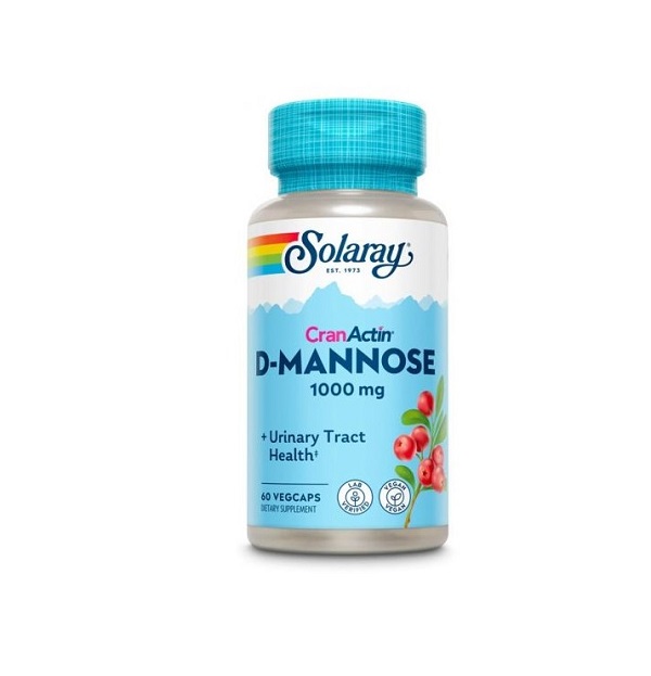 D-Mannose Cranactin 1000 Mg. 60 Cápsulas - Solaray