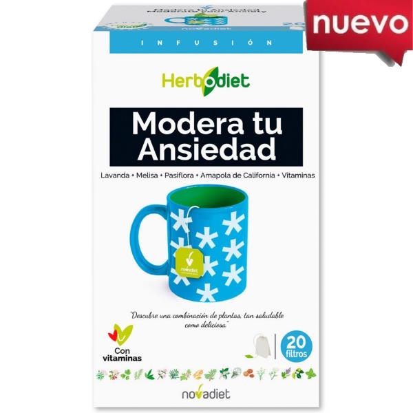 Herbodiet Modera Tu Ansiedad 20 Filtros - Novadiet