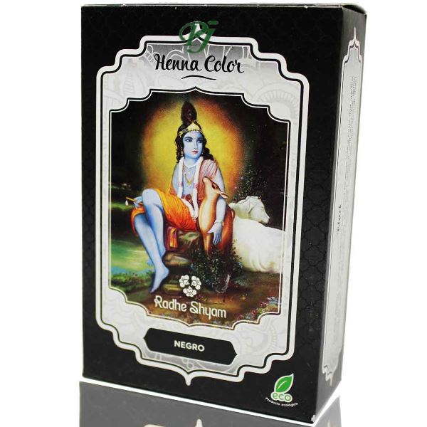 Henna Negro Polvo 100 G. - Radhe Shyam