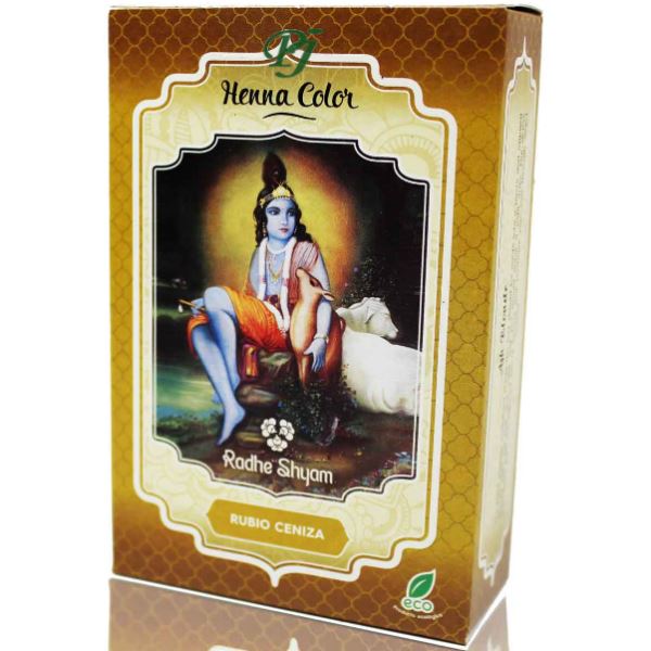 Henna Rubio Ceniza Polvo 100 G. - Radhe Shyam