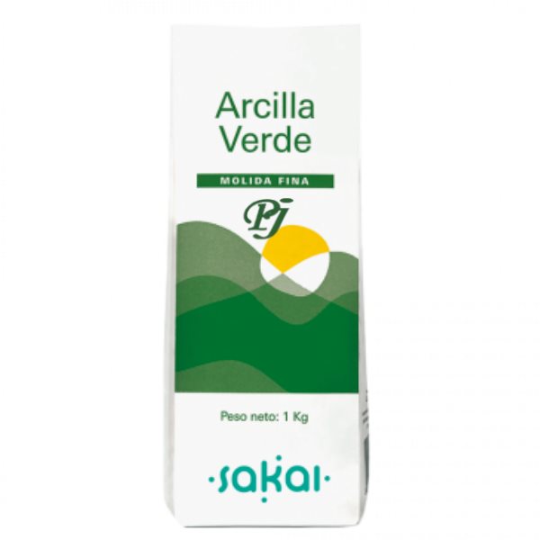 Arcilla Verde Fina 1 Kg. - Sakai