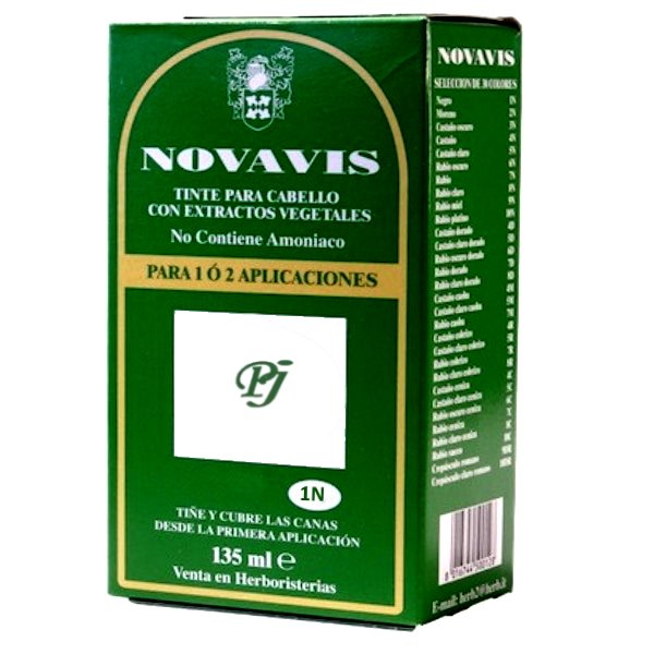 Tinte Vegetal 1N - Novavis
