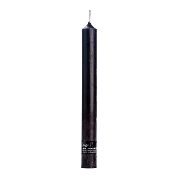 Vela Bujía Perfumada Negro - Cerería Mollá
