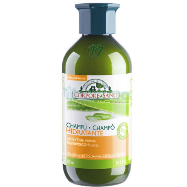 Champu Hidratante Con Aloe Vera Y Malvavisco 300Ml - Corpore Sano