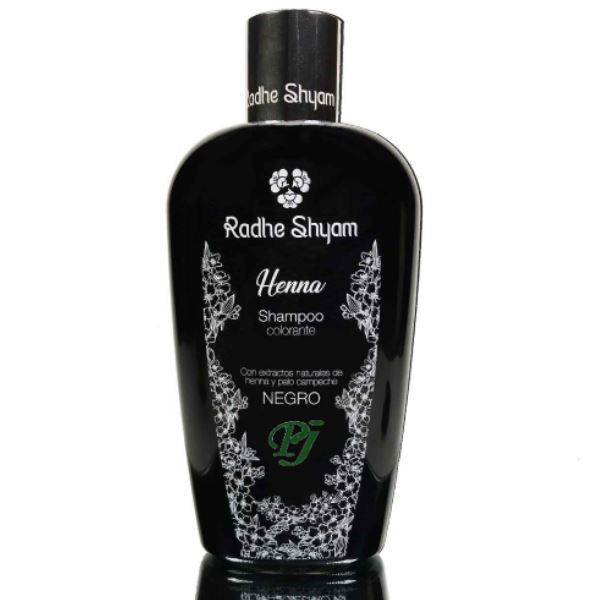 Champú Hennas Negro 250 Ml. - Radhe Shyam