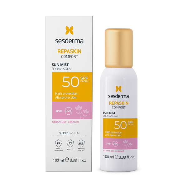 Repaskin Comfort Mist Solar Geranio Spf50 - Sesderma