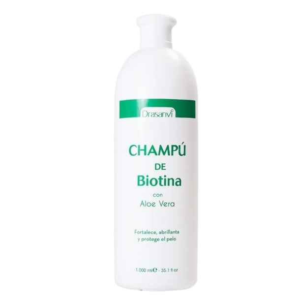 Champú Biotina Y Aloe Vera 1 L. - Drasanvi