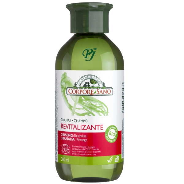 Champu Ginseng Y Granada Revitalizante Bio 300Ml - Corpore Sano