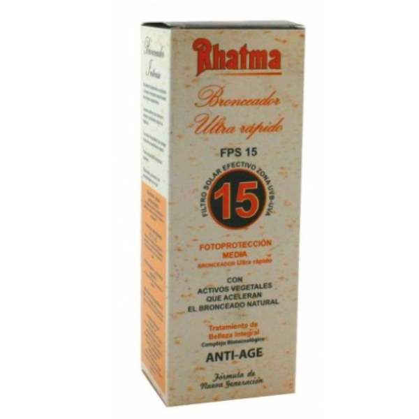 Rhatma Bronceador Fps 15 Ultra Rapido 100Ml