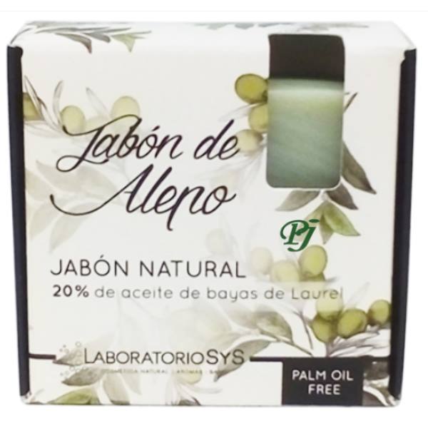 Jabón Natural Alepo Al 20% 80 G. - Sys