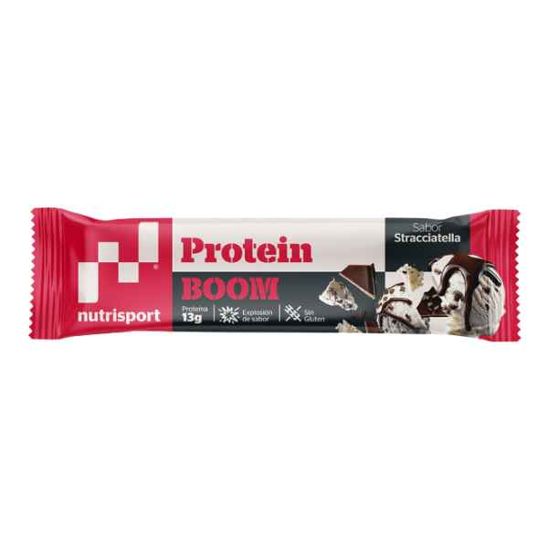 Barritas Protein Boom Stracciatela 49 G. - Nutrisport