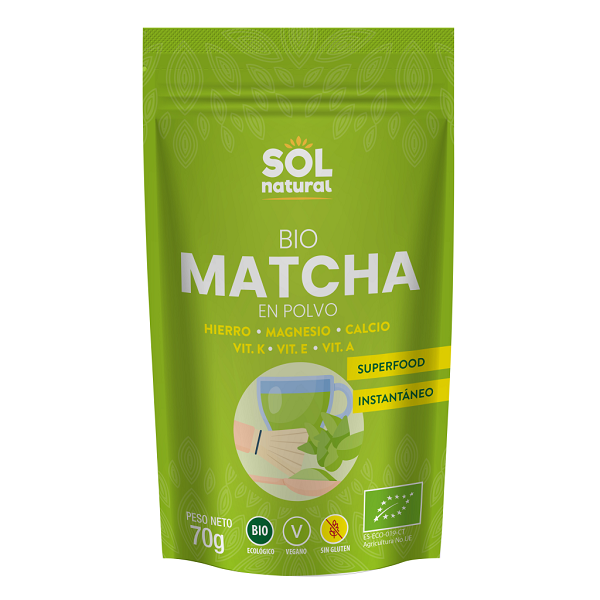 Matcha En Polvo Bio 70 G. - Sol Natural