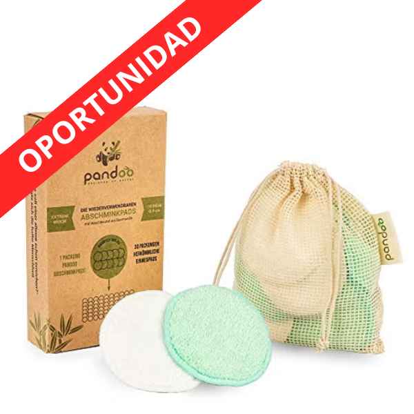 Discos Desmaquillantes Reut Bambú 10 x 8 Cm. - Pandoo