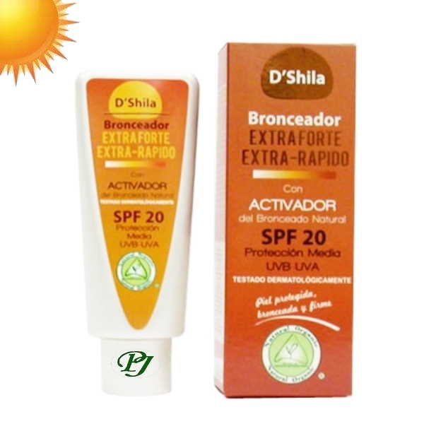 Solar 20 Bronceador Extraforte 100Ml - Dshila