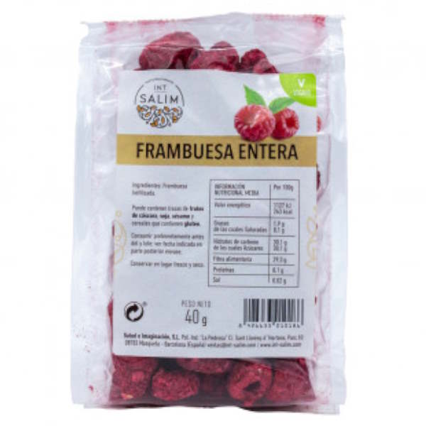 Frambuesa Entera 40 G. - Int Salim