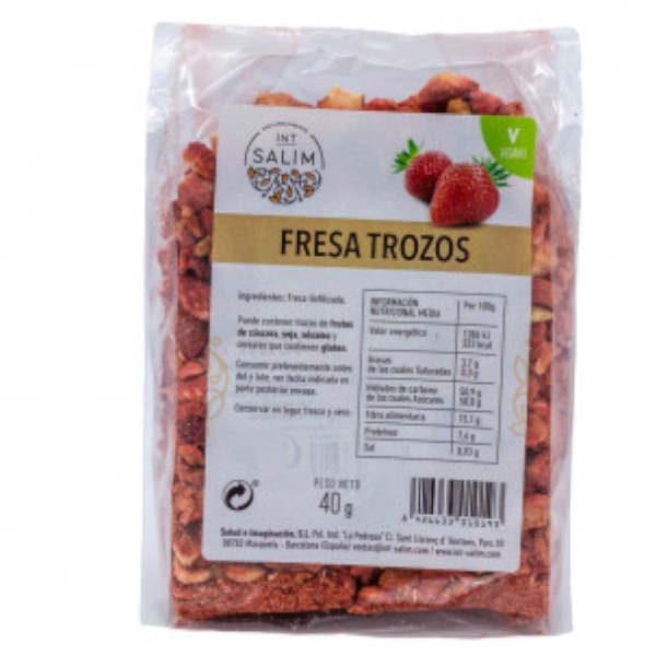 Fresa En Trozos En Trozos 40 G. - Int Salim