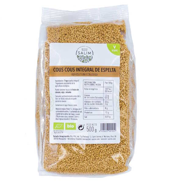 Cuscus Integral Espelta Bio 500 G. - Eco Salim