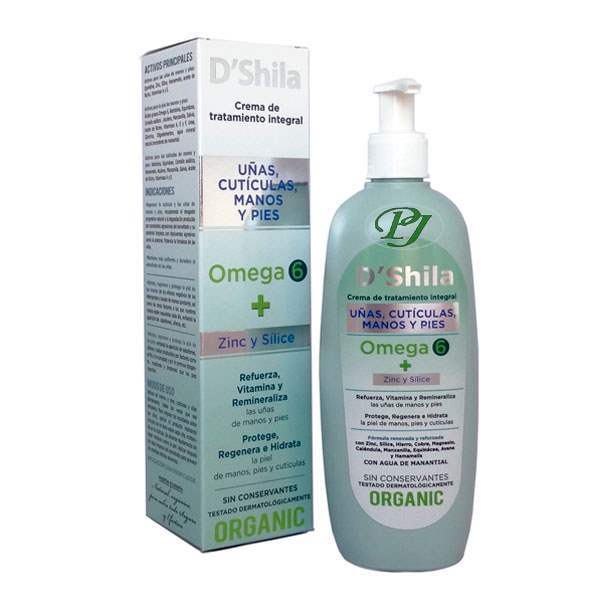 Crema Manos Y Pies Uñas Y Cutículas 250 Ml. - Dshila