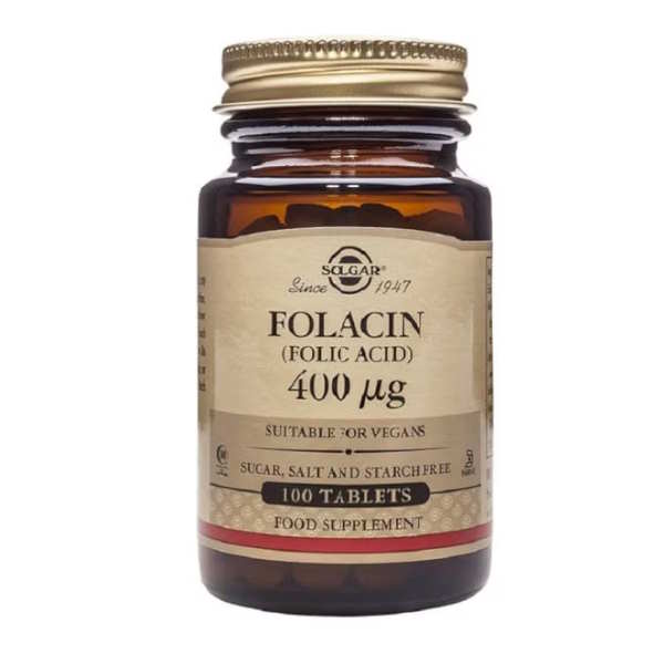 Folato 100 Comprimidos 400 Mcg. - Solgar