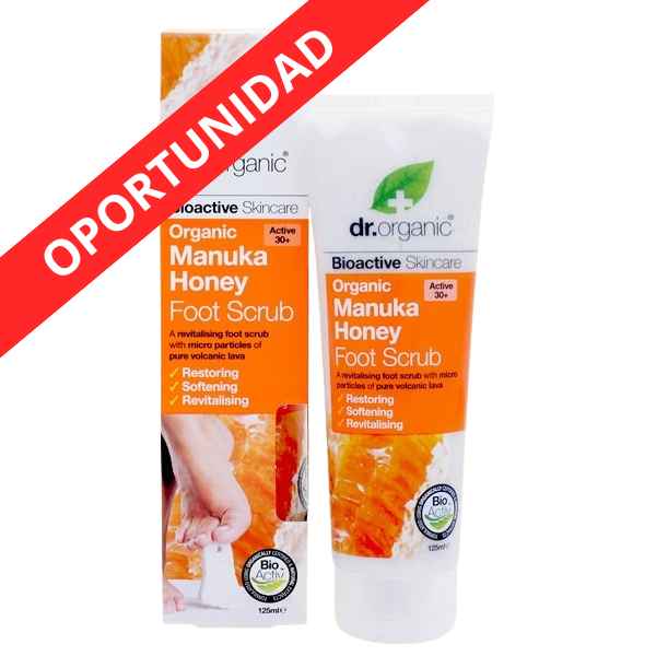 Miel Manuka Exfoliante Pies 125 Ml. - Dr. Organic
