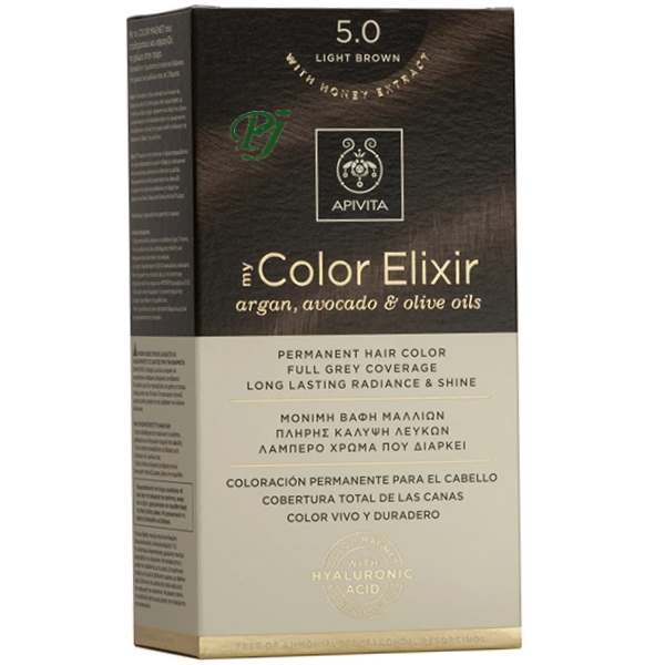 [187912] Tinte My Color Elixir 5.0 Castaño Claro - Apivita
