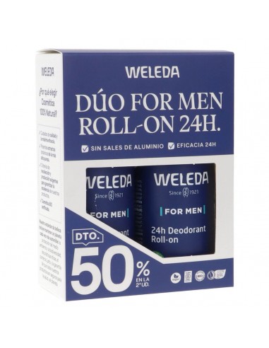 Duplo Roll On Hombre 2 x 50 Ml. 50% 2ª Ud. - Weleda