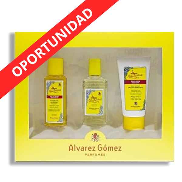 Caja Estuche Colonia + Gel Baño + Emulsión Hidratante - Álvarez Gómez
