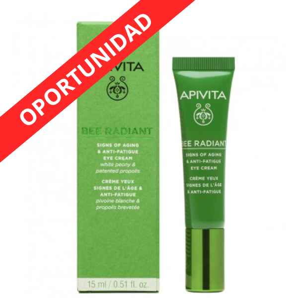 Bee Radiant Peonia Blanca Contorno Ojos 15Ml - Apivita