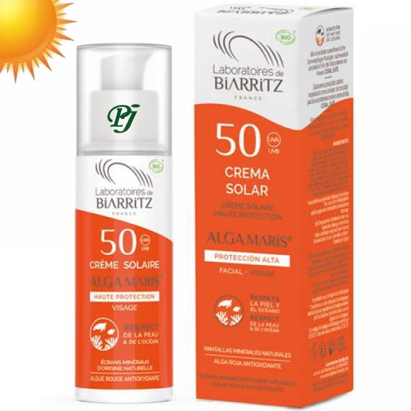 Crema Facial Spf50 Alga Maris 50 Ml. - Biarritz