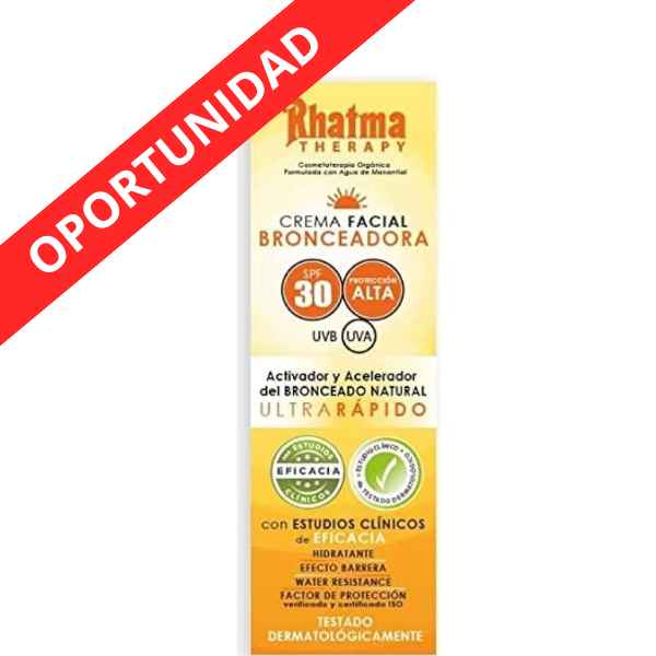 Crema Facial Bronceadora 30 Spf 60 Ml. - Rhatma