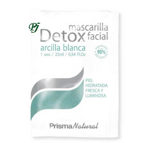 Mascariila Facial Detox Arcilla Blanca 25Ml - Prisma Natural