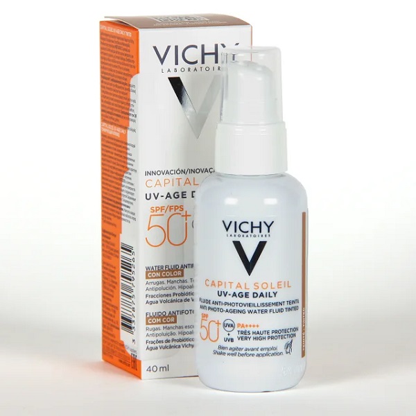 Capital S. 50+ Uv Age Daily Con Color 40 Ml. - Vichy