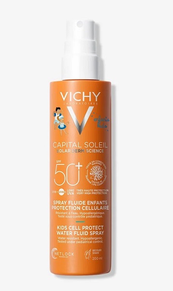 Vichy Capital S. 50+ Spray Fluido Invisible Niños