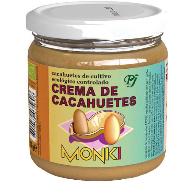Crema De Cacahuetes Con Sal Bio 330 G. - Monki