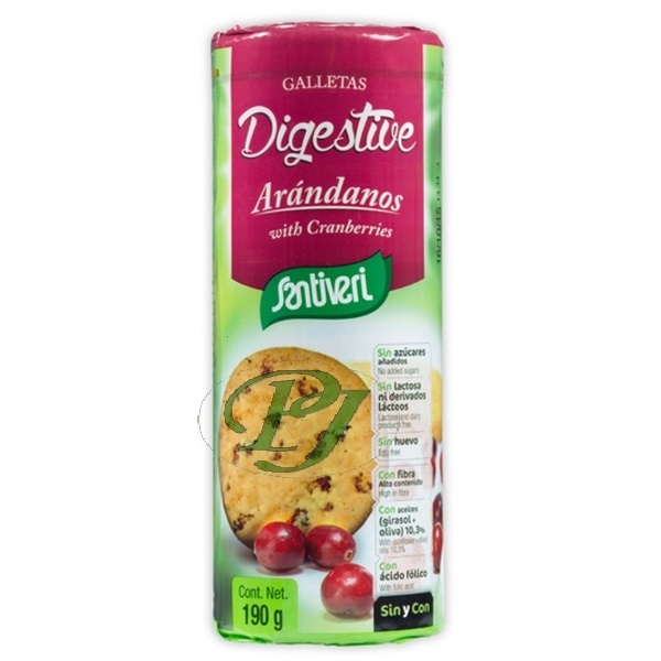 Galletas Digestive Arándanos 190 G. - Santiveri